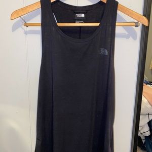 Black North Face Knotted Tank Top